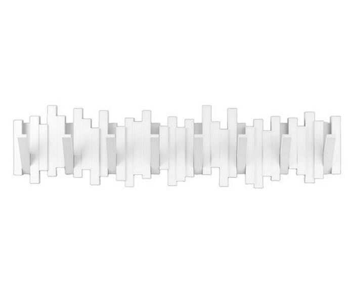 Cabideiro de Parede Branco - 8 Sticks - image 0