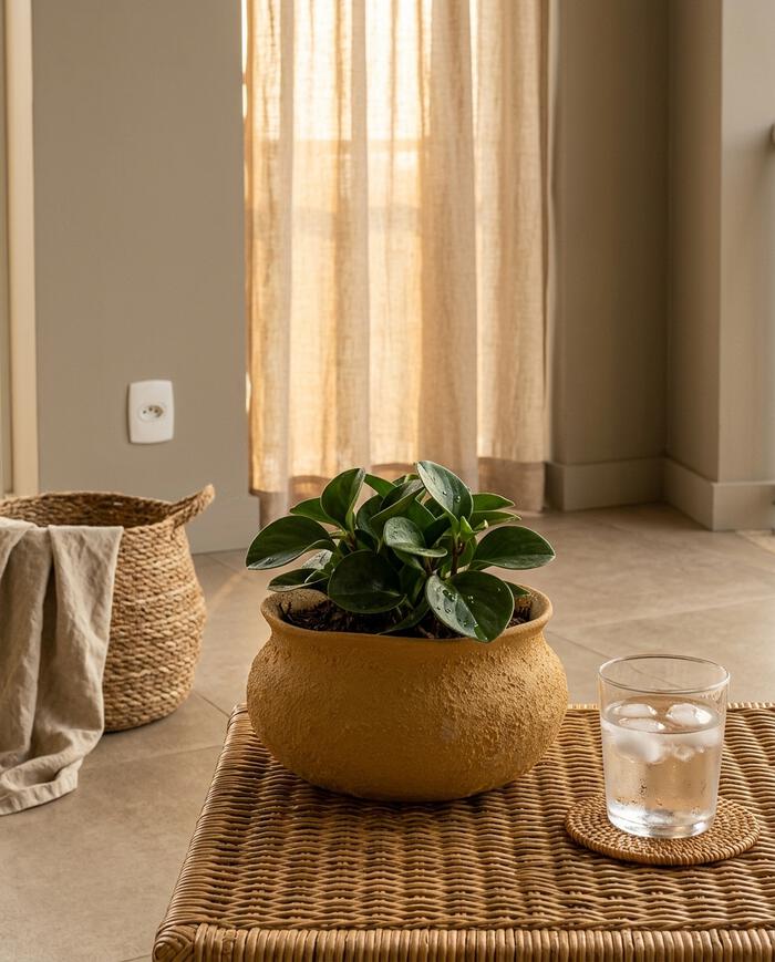Cachepot Decorativo Naturae Ocre image number 2