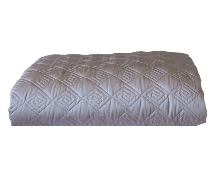 Colcha Matelassada 400 fios - Cinza Claro - image 1