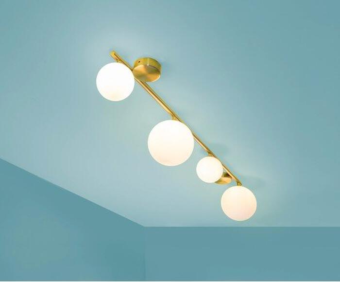 Plafon Poldi Dourado e Branco - image 1
