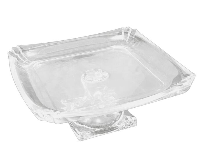 Prato para bolo em cristal ecol&oacute;gico quadrado - image 1