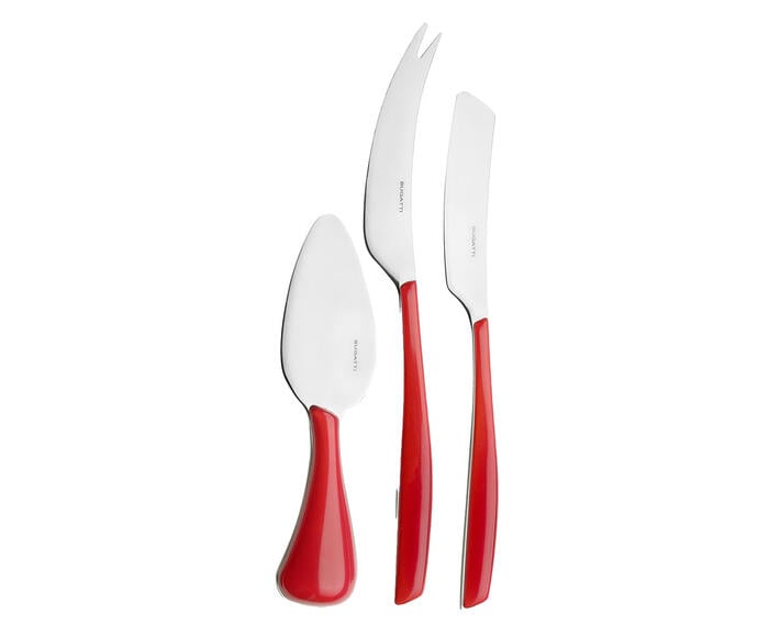 Jogo de Faca para Queijo Glamour Vermelho - image 0