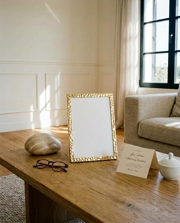 Porta Retrato Camby&ccedil;ara Dourado - image 1