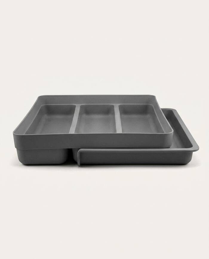 Organizador de Utens&iacute;lios com Extensor Logic Cinza Escuro image number 2