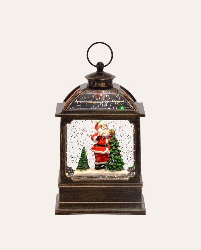 Lanterna Natalina Papai Noel Na Neve image number 3