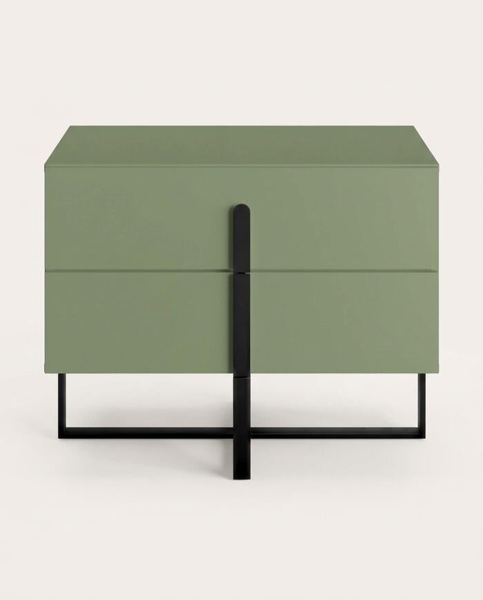 Mesa de Cabeceira Auri Verde Caru&aacute; e Preto image number 4