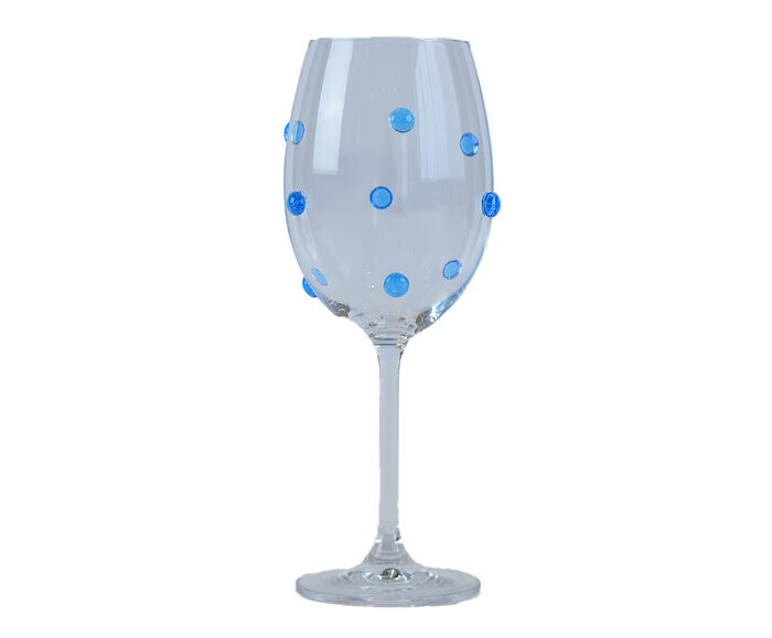 Ta&ccedil;a para Vinho Tinto Gemas Azul Oceano - image 0