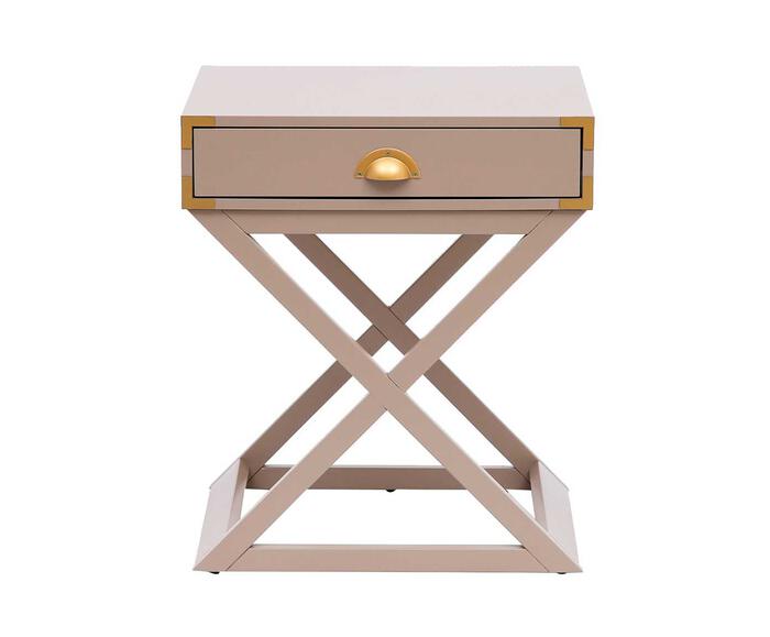 Mesa de Cabeceira Cross Burlywood - Taupe - image 1