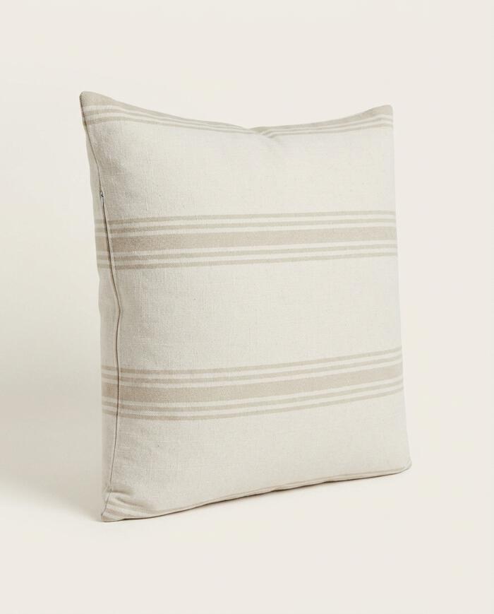 Capa de Almofada Trysha Off-White e Bege - image 1