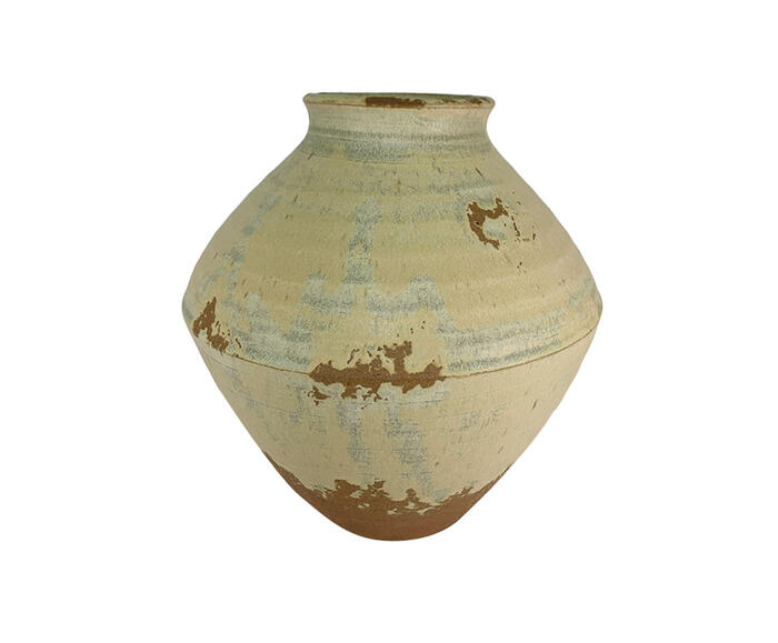 Vaso em Cer&acirc;mica Grady I Bege e Marrom - image 0