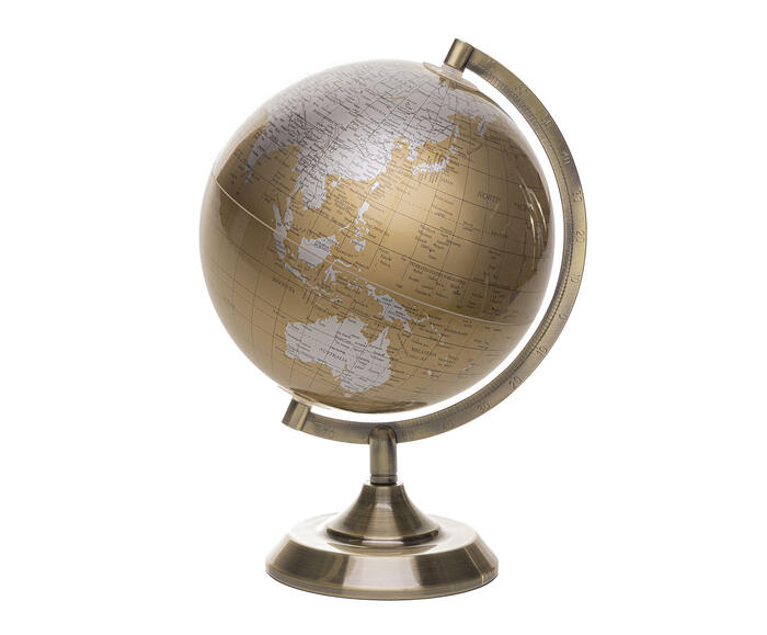 Globo Decorativo World Golden - image 0