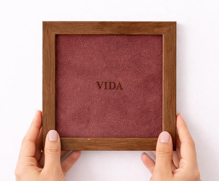 Quadro "Vida" Camur&ccedil;a Vinho - image 1