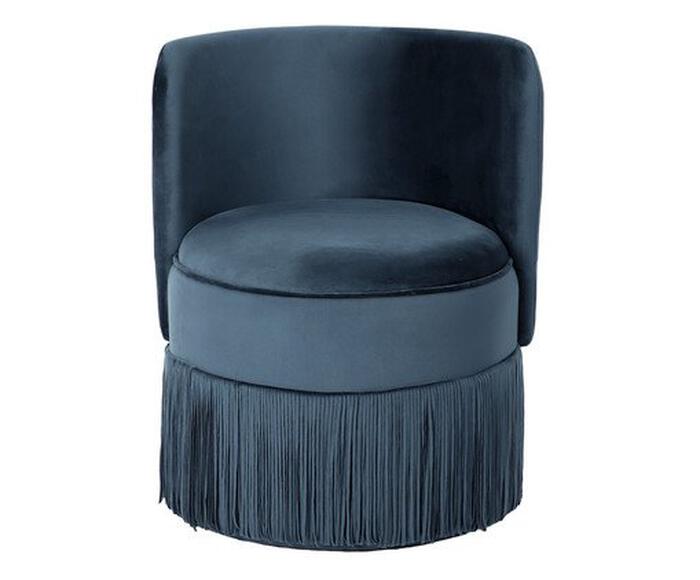 Poltrona Franja Simples - Azul image number 1