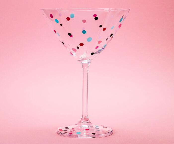 Ta&ccedil;a para Martini em Cristal Vintage image number 4