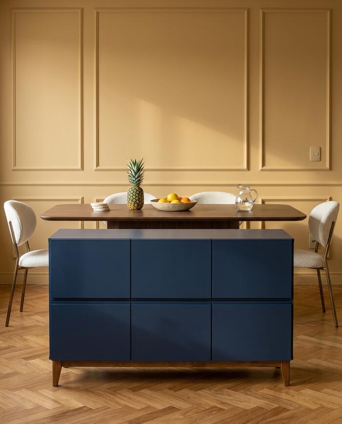 Buffet 6 Portas Home Azul Escuro image number 2