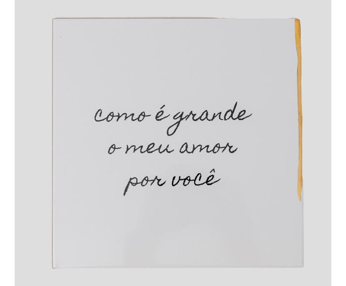 Azulejo decorativo "Como &eacute; grande o meu amor" - image 1