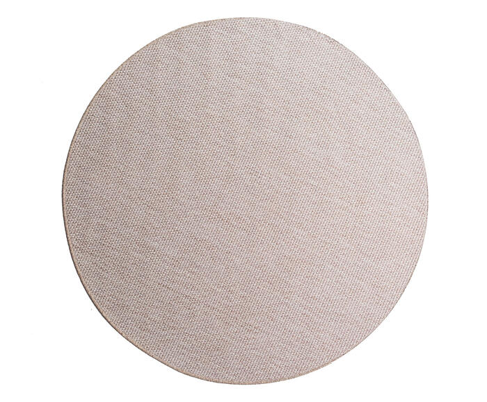Tapete Redondo Artesanal Look Jacquard Flor de Liz A - image 0