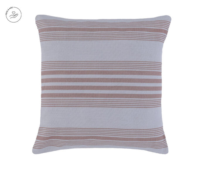 Capa de Almofada Sitara Off-White e Terracota - image 0