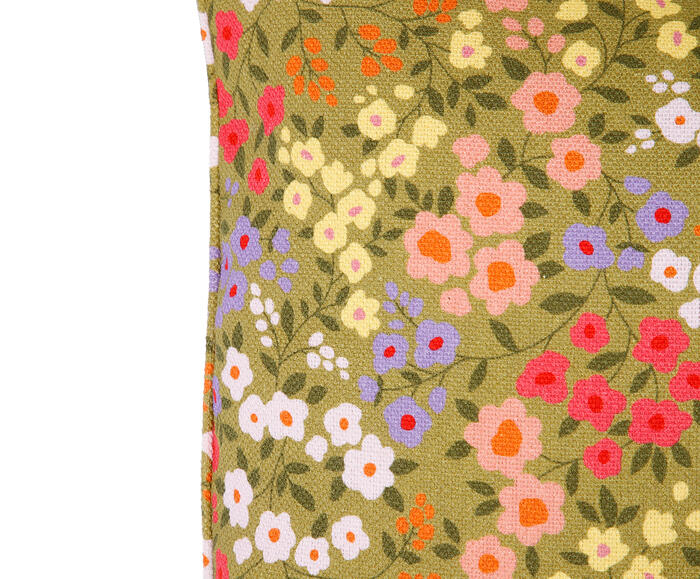 Capa de Almofada Retangular com Cordon&ecirc; Floral Ceci Colorida image number 3