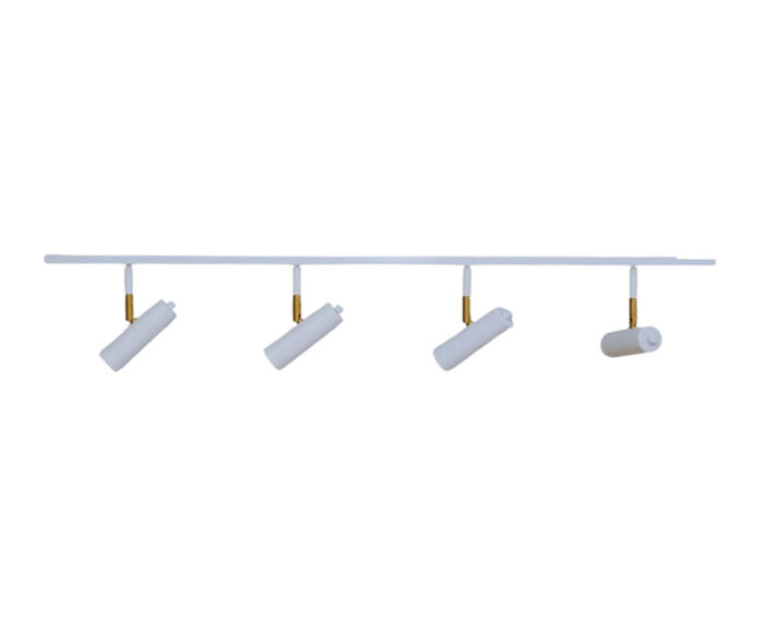 Trilho de Teto Amaya com 4 Spots Branco - image 1