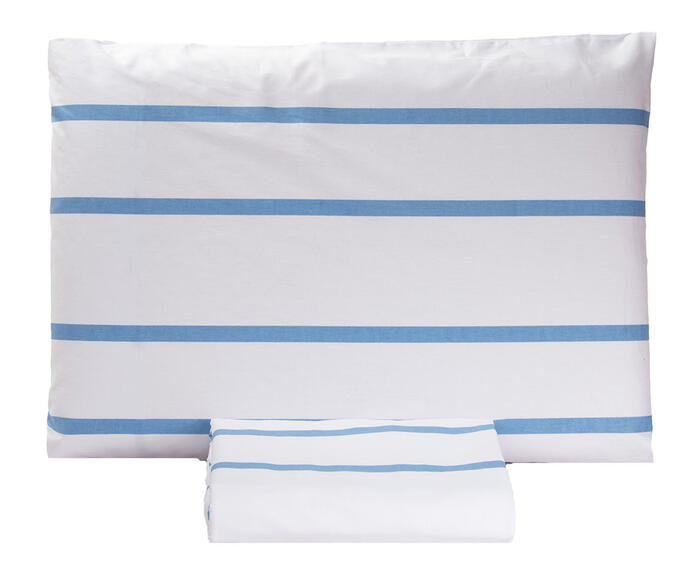 Jogo de Len&ccedil;ol Inferior Tous Les Jours Estampado Listra Pijama Azul - image 1