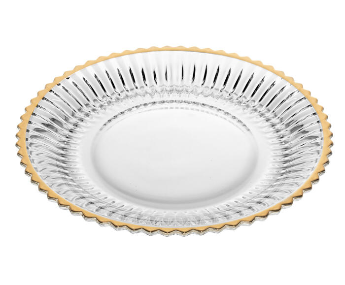 Prato para Sobremesa com Fio Dourado Imp&eacute;rio - image 0