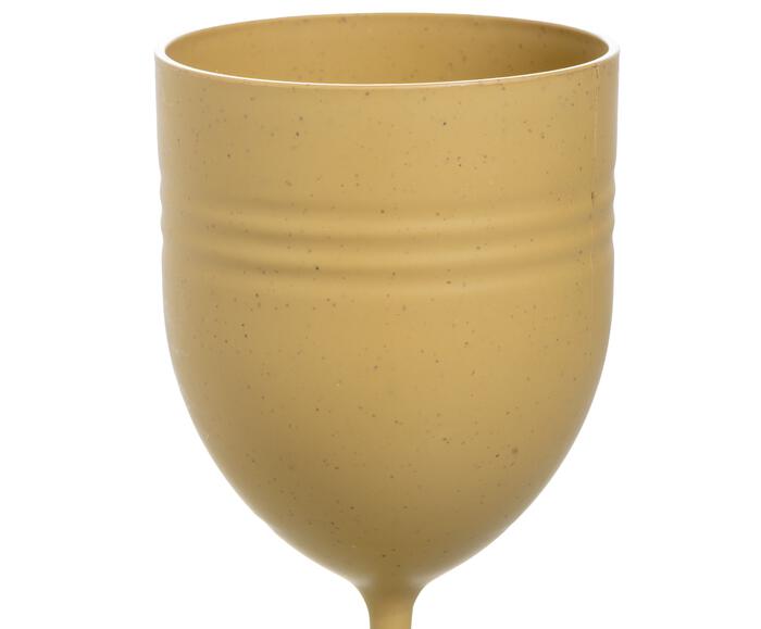 Ta&ccedil;a para vinho Defensa em fibra de trigo e bege - image 1