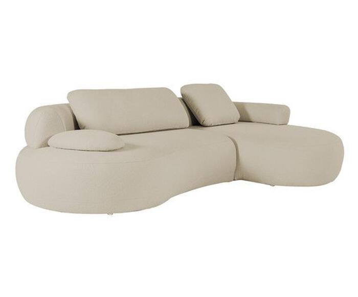 Sof&aacute; Laguna by Elle - Chaise Direita  - Boucle Bege VI - image 1