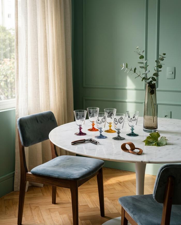 Jogo de Ta&ccedil;as para Vinho Hard Heart em Cristal Ecol&oacute;gico Sortido - image 1