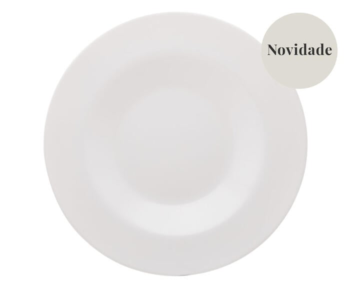 Prato para Pasta Friends Time Branco - image 0