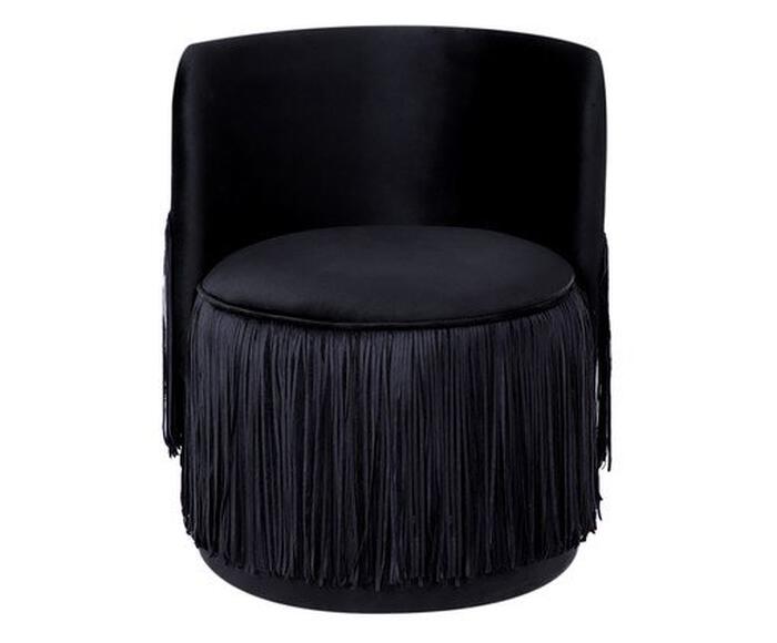 Poltrona Franja Dupla - Preto - image 1