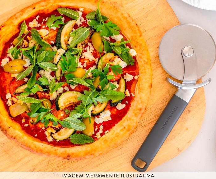 Cortador de Pizza Profissional em Inox Kitchenaid Cinza image number 6