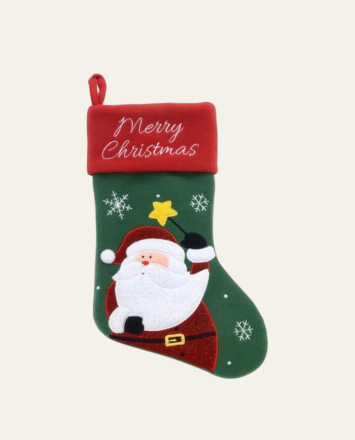 Meia Natalina Papel Noel Estrela - image 0