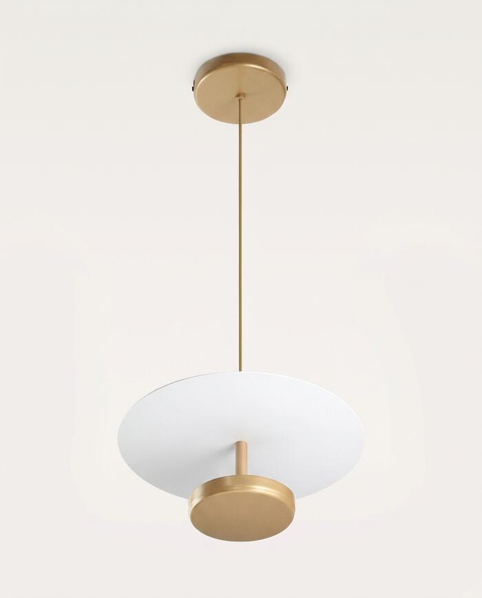 Pendente Slice em Led Dourado Ono Bivolt image number 4