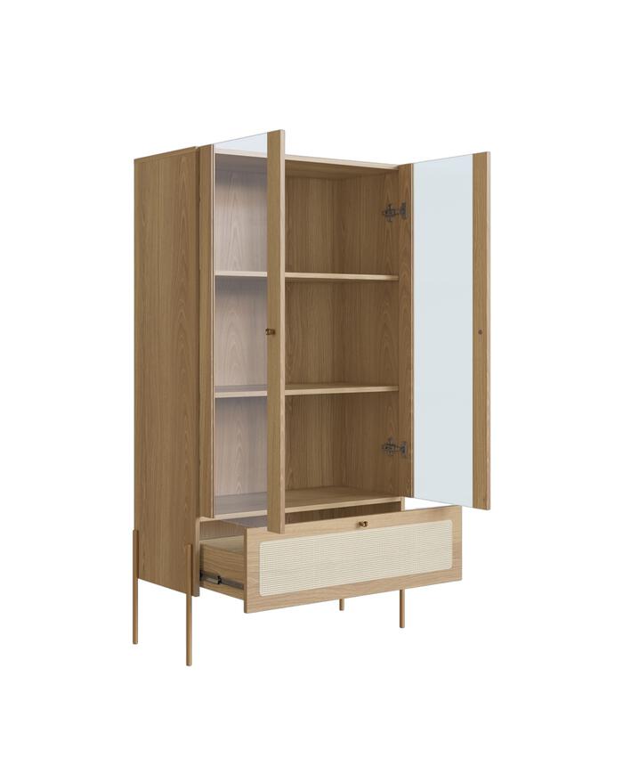 Cristaleira Tela Oslo Hanover e Dourado image number 4