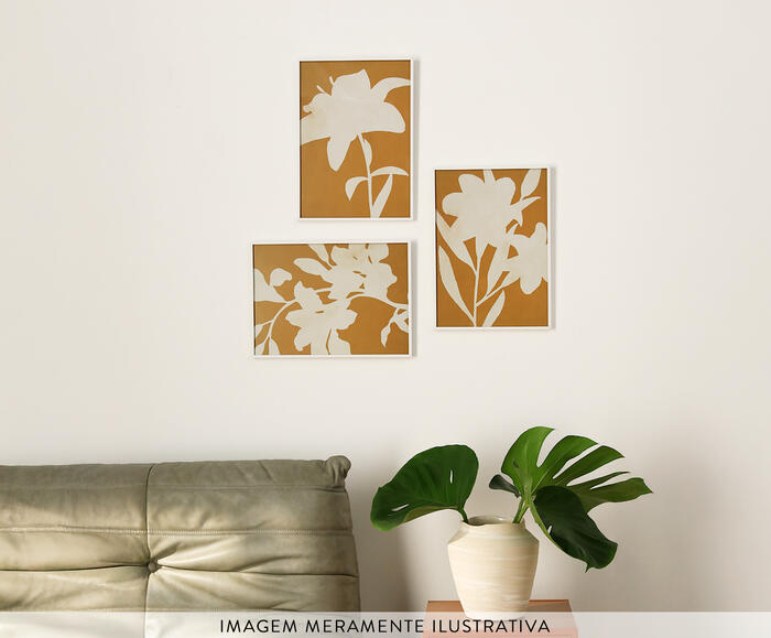 Quadro Decorativo S&eacute;rie L&iacute;rios Ternura - image 1