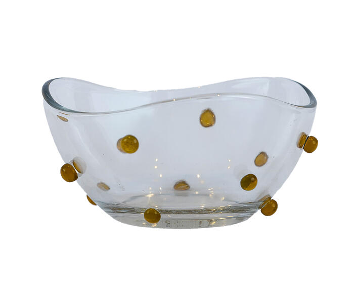Bowl Mini de Vidro com Gemas &Acirc;mbar - image 0
