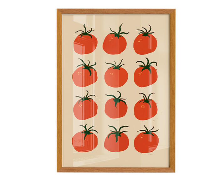 Quadro Pomodoro com Moldura Marrom - image 1