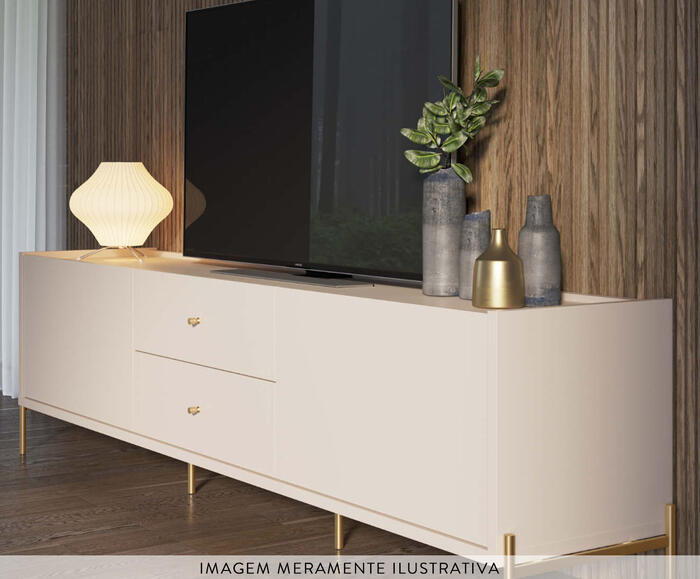 Rack Jasper - Off-White Fosco e Dourado image number 6