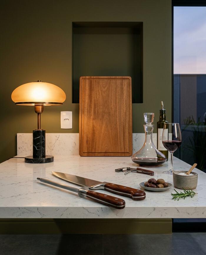 Jogo para Churrasco em Inox Hanzo Wood Marrom image number 2