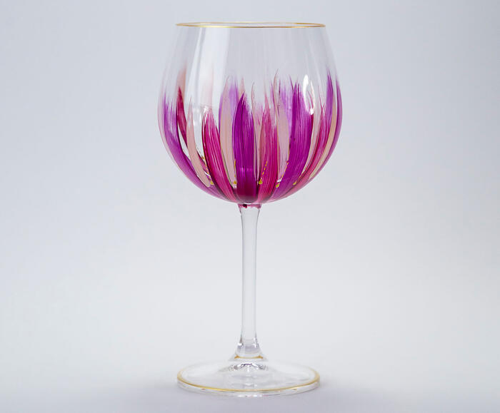 Ta&ccedil;a para Gin em Cristal Flamingo - image 1
