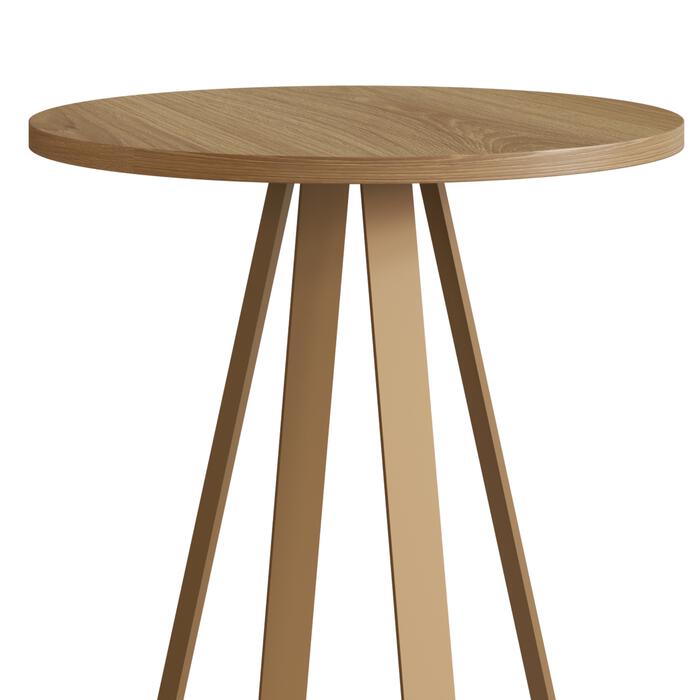 Mesa Lateral Ollier Dourada image number 1