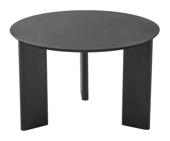 Mesa de Centro Org&acirc;nica Chanfrada Nero e Preto image number 1