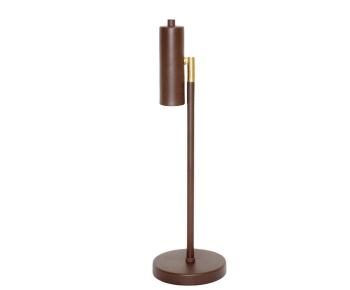 Lumin&aacute;ria de Mesa Margot Marrom Corten - image 1