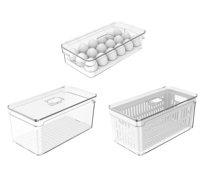 Jogo de Organizadores Clear Fresh - image 0
