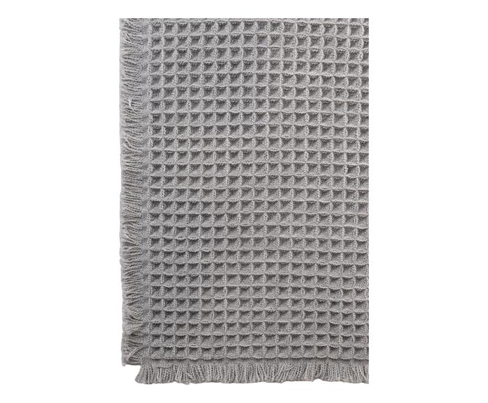 Tapete para Banheiro Waffle Chenille Cinza image number 2
