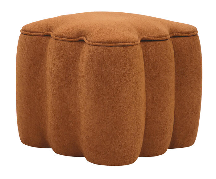 Puff Quadrado Boucle Pitanga image number 0