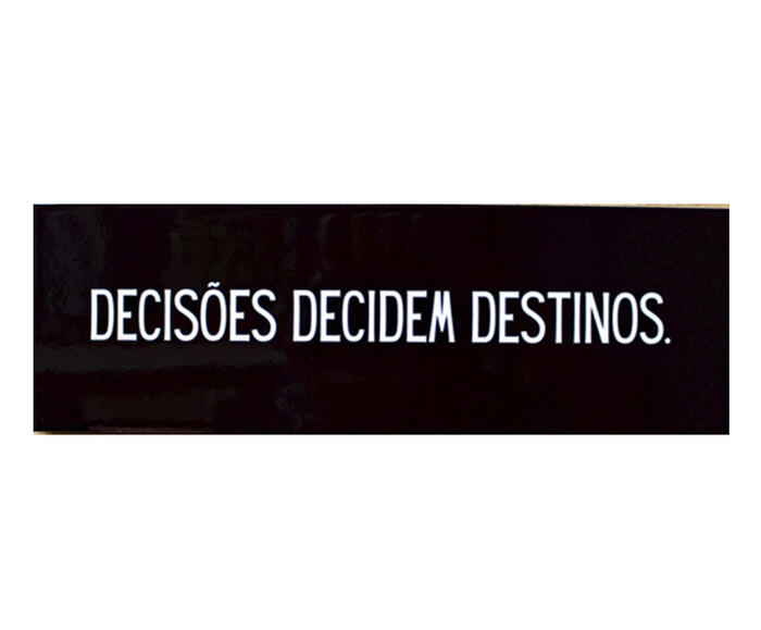 Azulejo Decorativo "Decis&otilde;es Decidem Destinos" - image 0