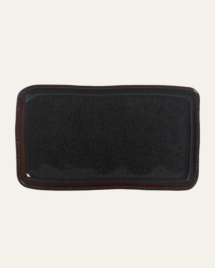 Travessa Retangular Org&acirc;nico Eco Stone Safira Cinza - image 0