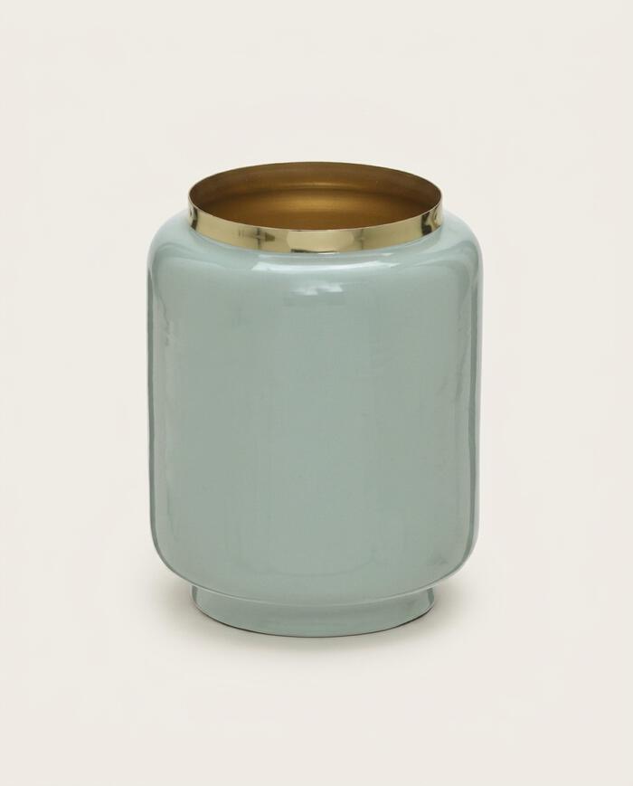 Vaso em Metal Angel - Verde image number 4